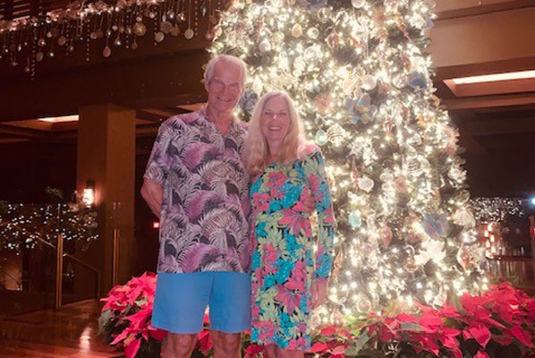 Beautiful Christmas Tree aglow